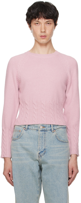 Photo: Recto Pink Brushed Sweater