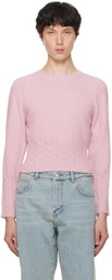 Recto Pink Brushed Sweater