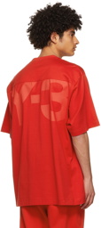 Y-3 Red Classic Logo T-Shirt