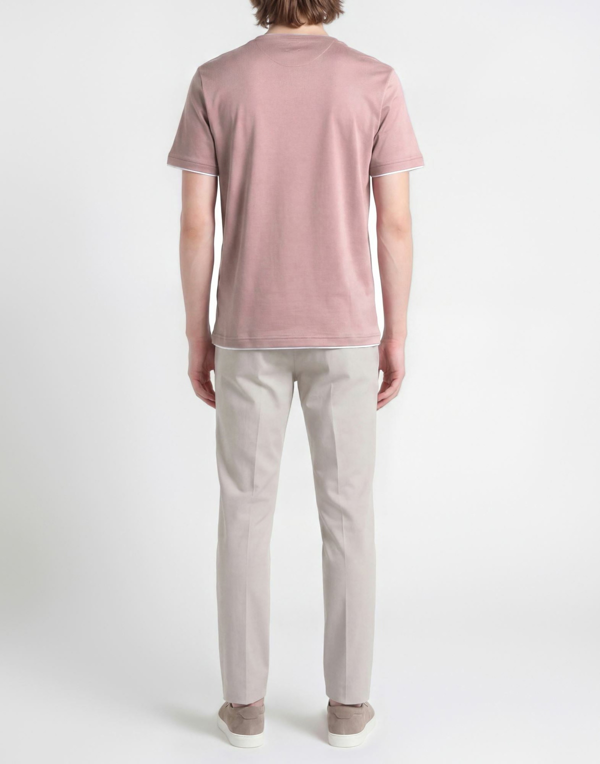 Eleventy Mens T-shirt Mauve