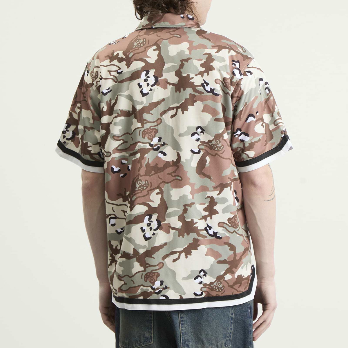 ICECREAM Men's Choc Chip Baseball Jersey in Camo
