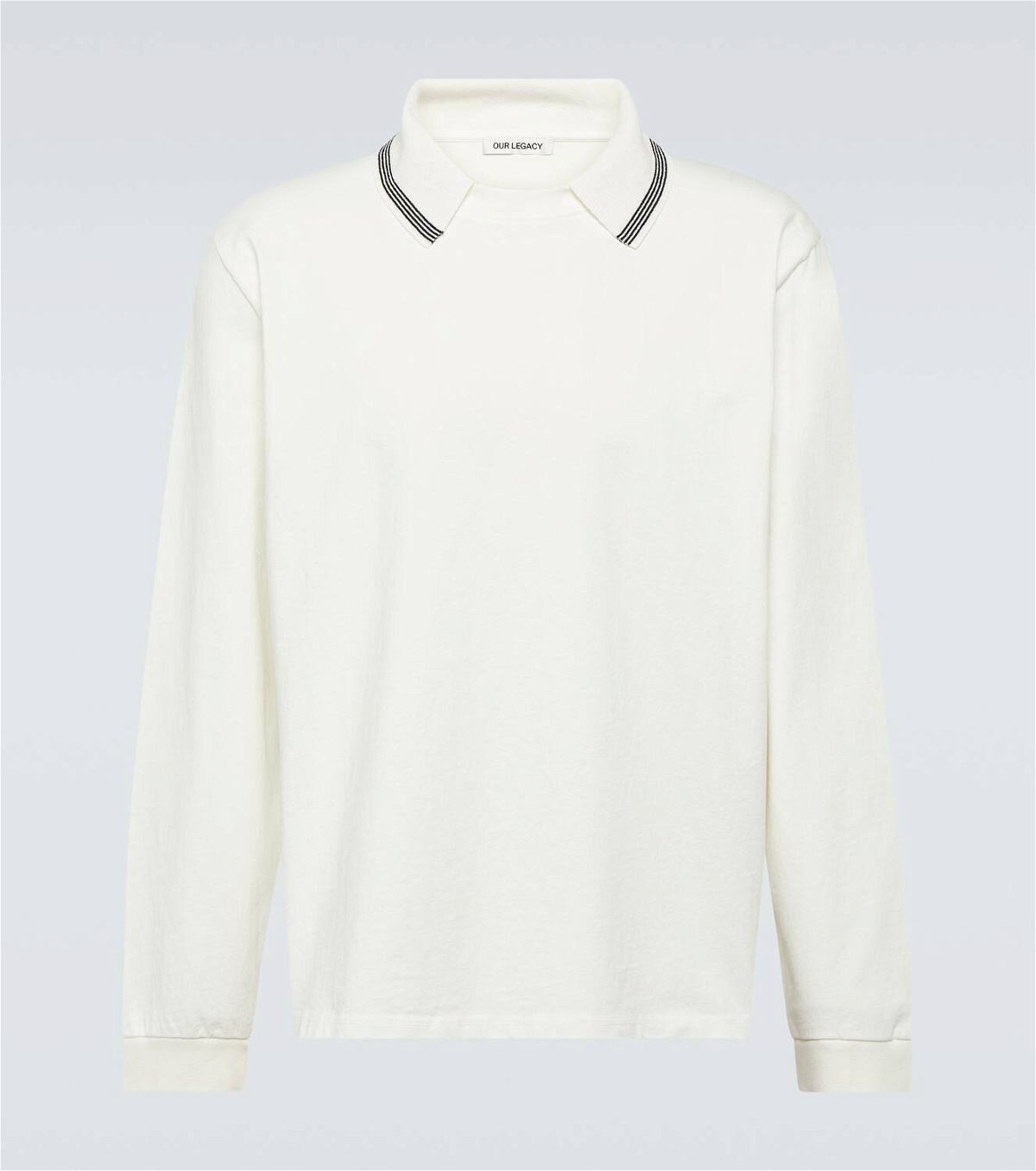 Our Legacy Academy cotton polo sweater