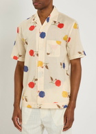 Smr Days Parasio Floral-print Cotton Shirt White