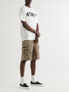 WTAPS - Jungle 01 Leopard-Print Cotton-Twill Cargo Shorts - Animal print