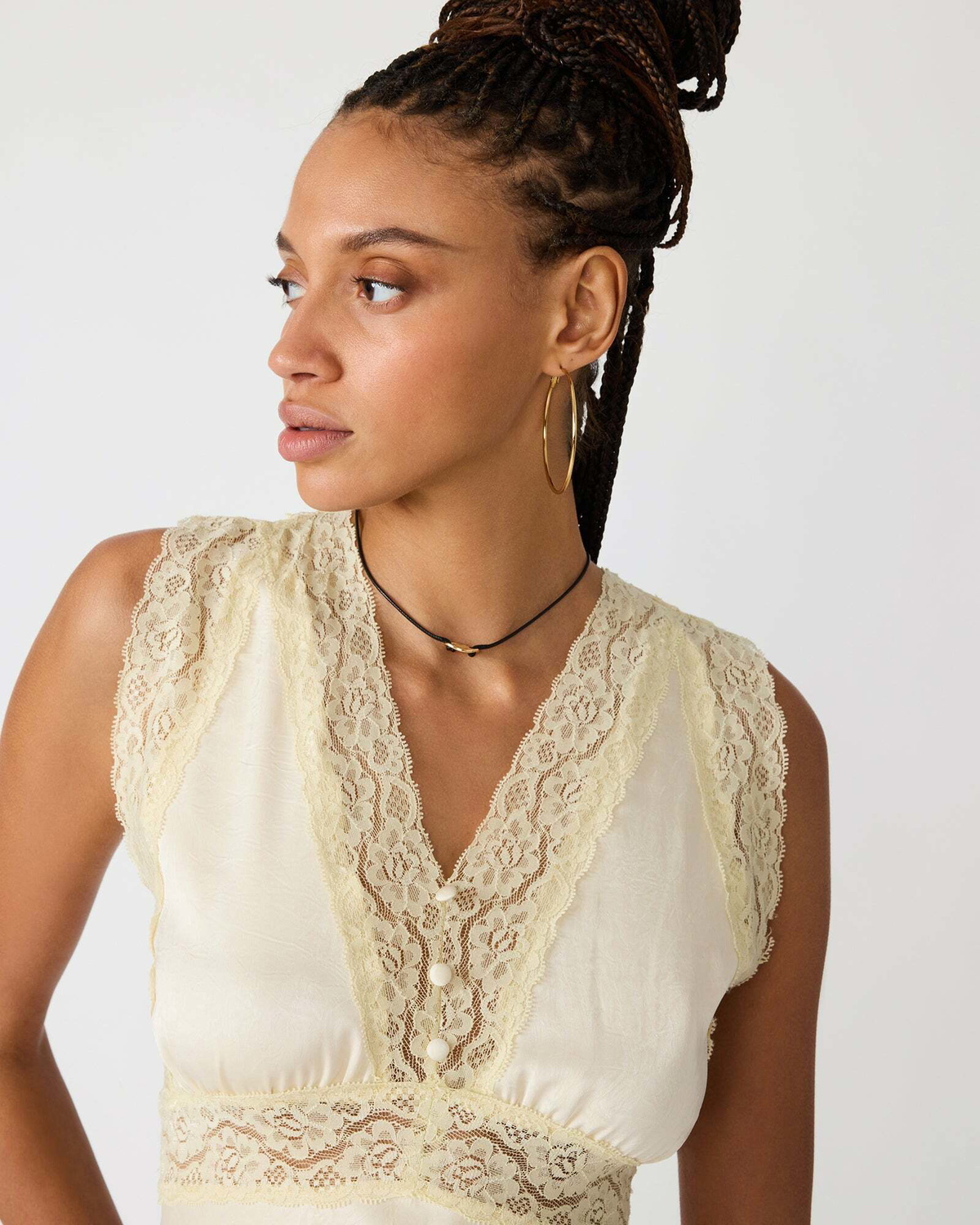 Steve Madden Elinor Top in Cream
