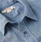 Birdwell - Pinstriped Cotton-Chambray Shirt - Blue