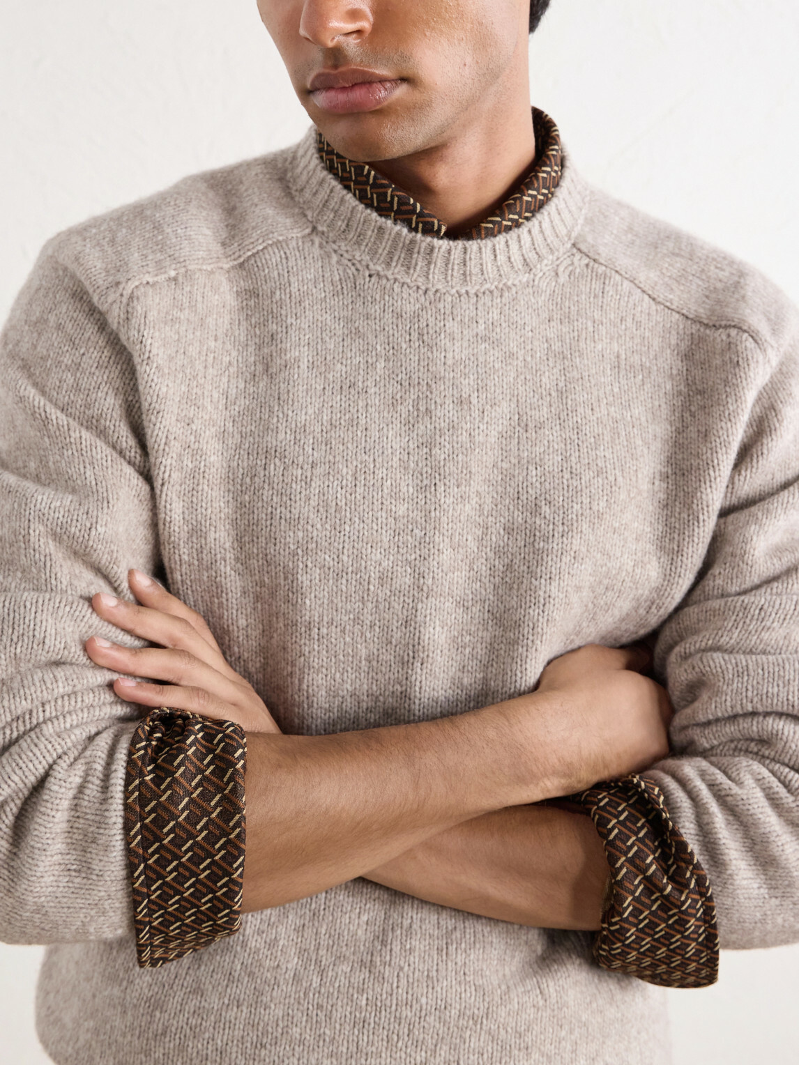 Thom Sweeney - Wool-Blend Sweater - Neutrals