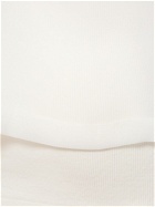 SACAI - Ribbed Cotton Jersey & Chiffon Top