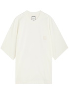 Wooyoungmi Printed Cotton T-shirt Ivory