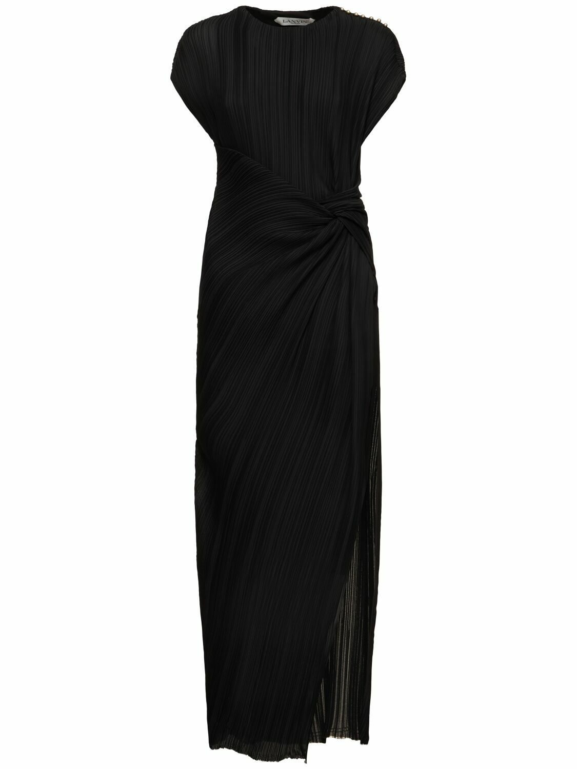 ワンピース LANVIN SLEEVELESS PLEATED MIDI DRESS 24835252_54918301_600.jpg