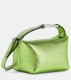 Eéra Moonbag metallic leather clutch