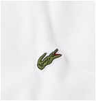 Lacoste Tennis - Logo-Appliquéd Cotton-Blend Jersey Tennis T-Shirt - White