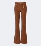 Stella McCartney Cotton corduroy flared pants