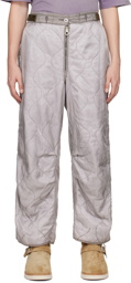 NotSoNormal Gray Dragon Puff Trousers