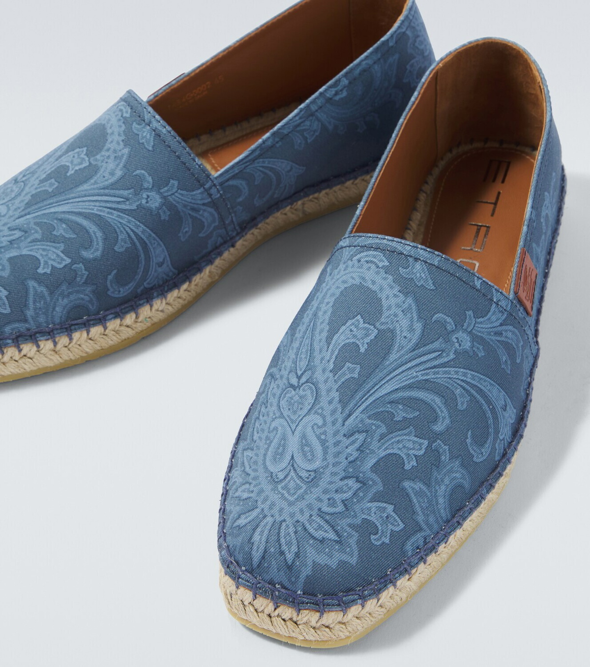 Etro Paisley gabardine espadrilles