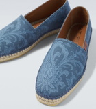 Etro Paisley gabardine espadrilles