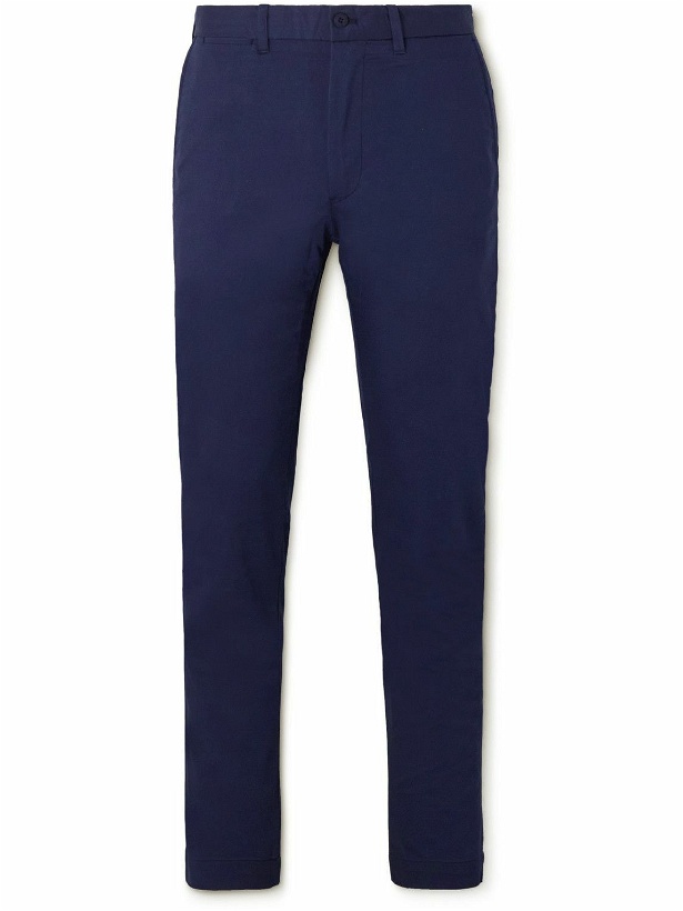 Photo: RLX Ralph Lauren - Straight-Leg Cotton-Blend Twill Golf Trousers - Blue