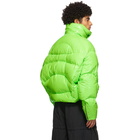 Chen Peng Green Down Puffer Jacket