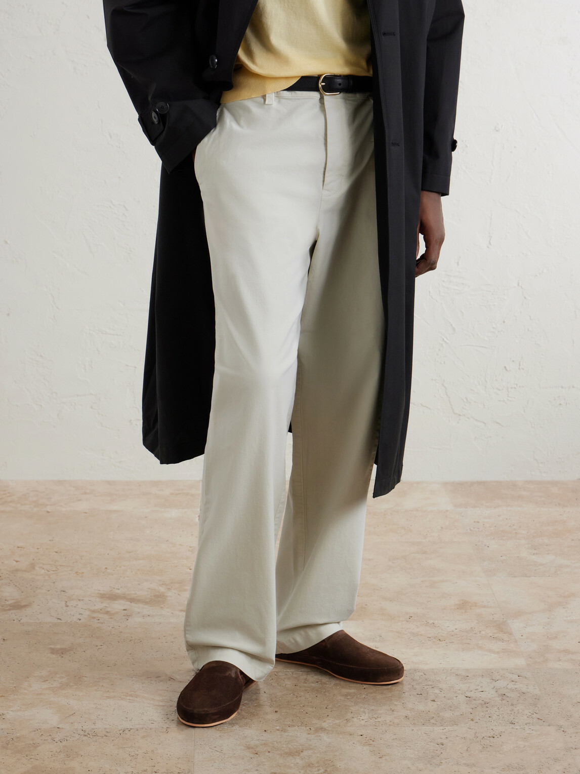 Mulo - Evening Suede Loafers - Brown