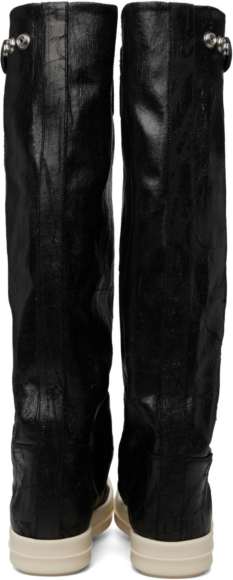 Rick Owens DRKSHDW Black Tower Elephant Tall Boots