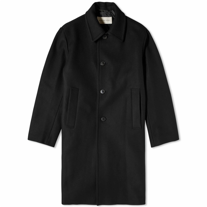 Photo: Dries Van Noten Men's Redmore Wool Coat in Black
