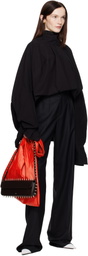 ABRA Brown Spike Baguette Bag