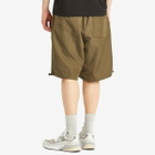 Taion Men's Military Reversible Wide Shorts in Black