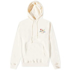 Drole de Monsieur Men's Drôle de Monsieur Fruit Popover Hoody in Cream