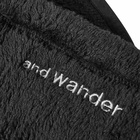 And Wander Men's High Loft Fleece Neck Warmer in Black