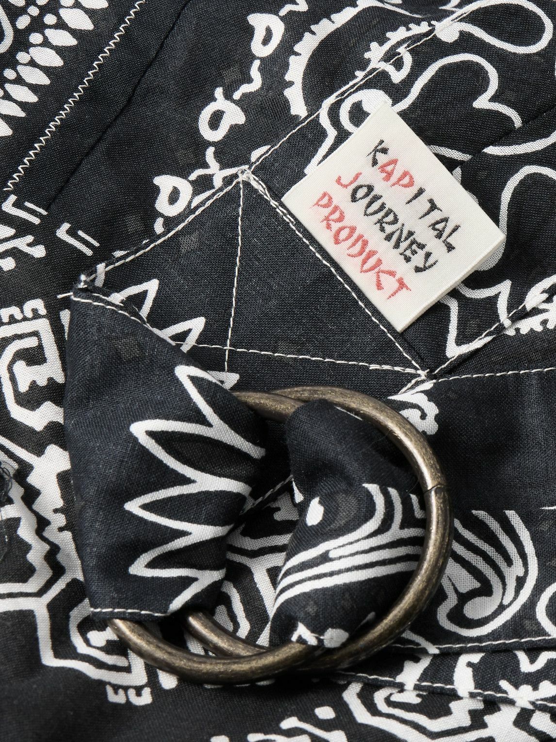 KAPITAL Bag - Kapital Canvas キャピタル Messenger Navy Cotton 