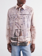 Acne Studios - Trompe-L'oeil Cotton-Poplin Shirt - Pink