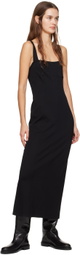 Helmut Lang Black Cutout Maxi Dress