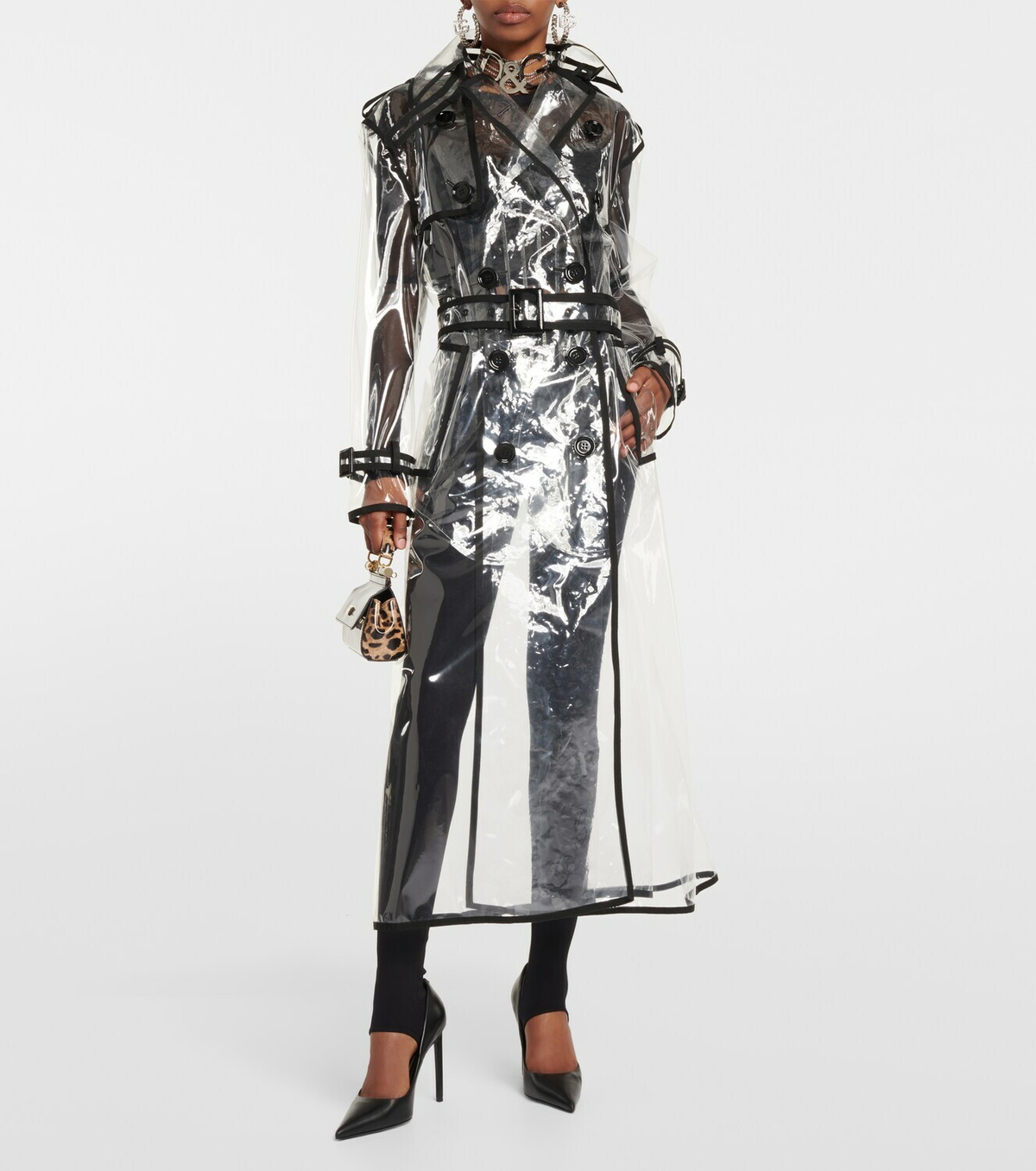 Dolce&Gabbana - x Kim sheer PVC trench coat Dolce & Gabbana