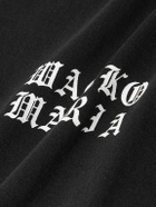 Wacko Maria - Logo-Print Cotton-Jersey T-Shirt - Black