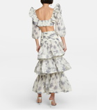 Zimmermann - Keira floral crop top