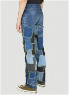 Drop 6 Patchwork Jeans in Blue