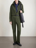 The Elder Statesman - Wool, Silk and Cashmere-Blend Overshirt - Green