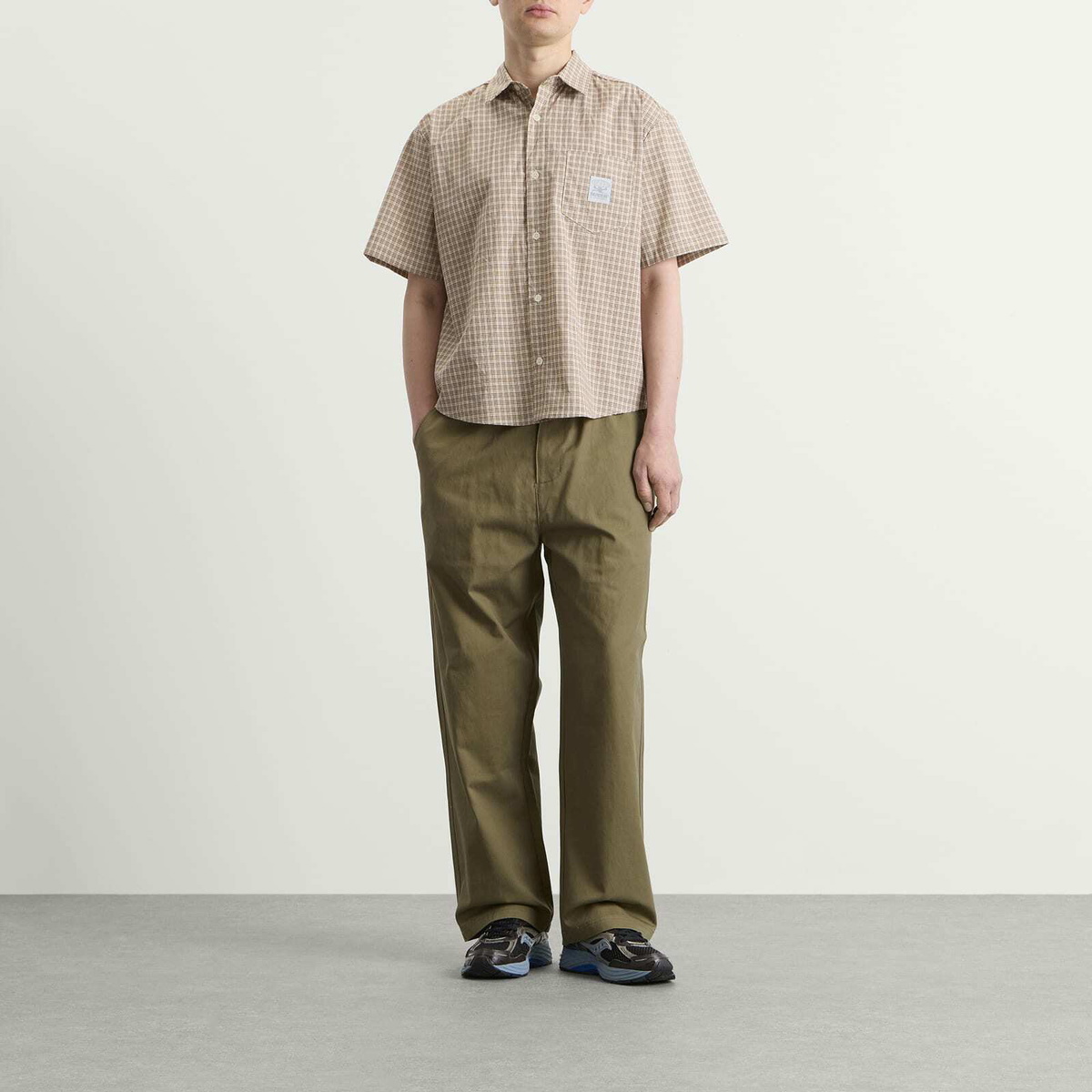 Butter Goods Men's Wide Leg Trousers in Fatigue