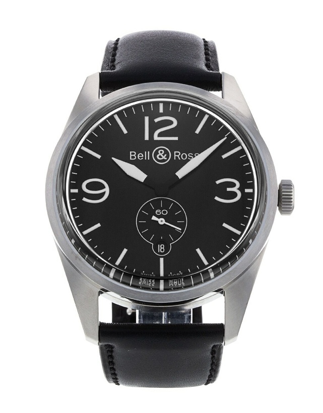 Photo: Bell and Ross Vintage 123 BRV123-BL-ST/SCA