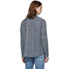 Levis Made and Crafted Blue and Black Check Standard Shirt