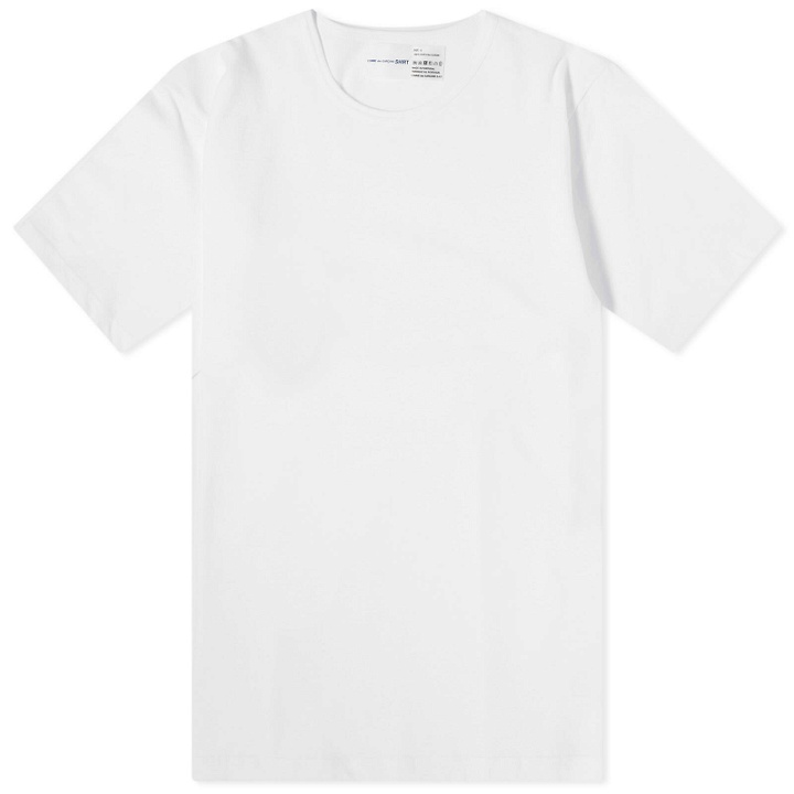 Photo: Comme des Garçons SHIRT Men's x Sunspel T-Shirt in White