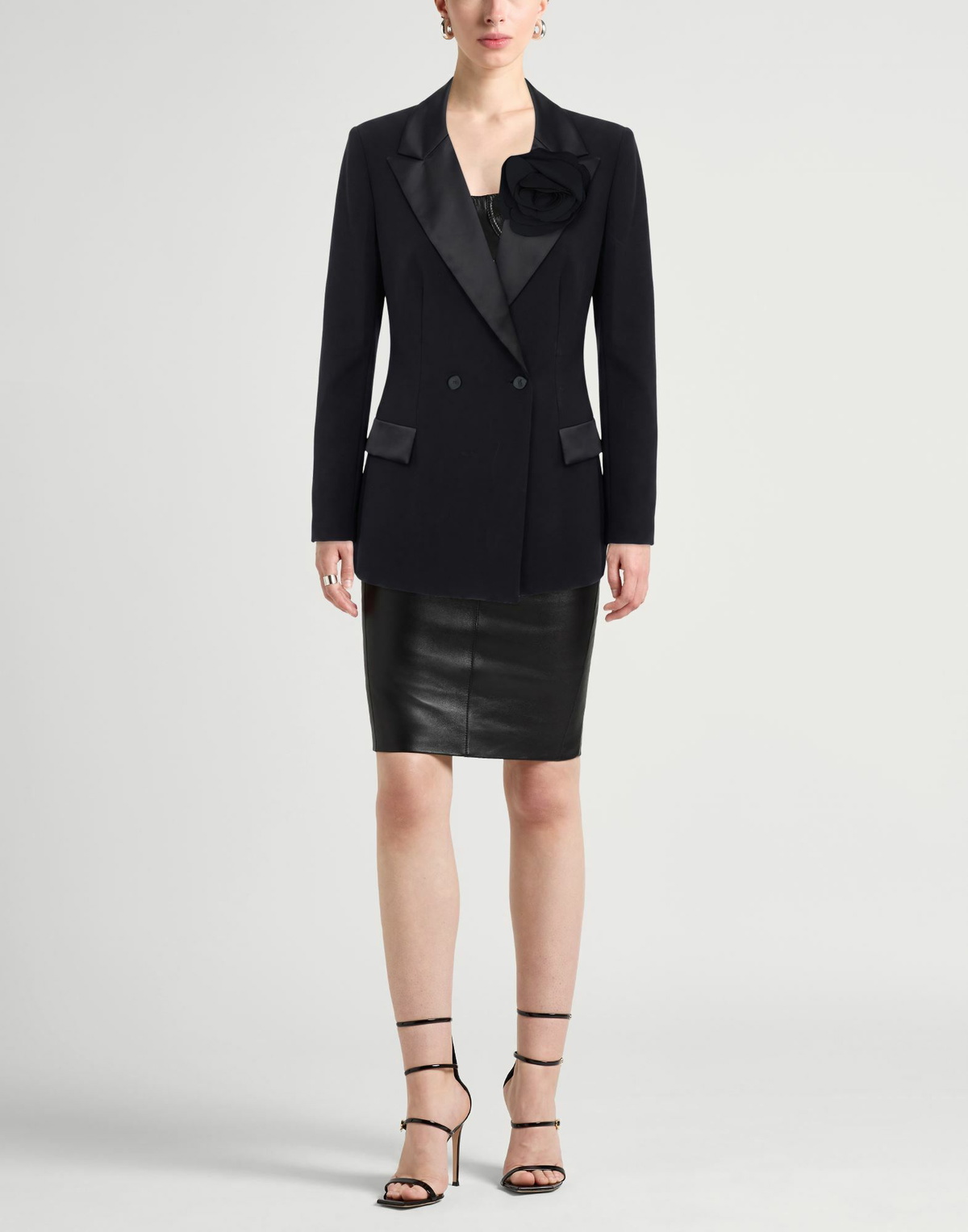 Chiara Boni La Petite Robe Womens Blazer in Black