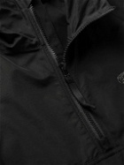 Snow Peak - Cotton-Blend Shell Half-Zip Hooded Jacket - Black