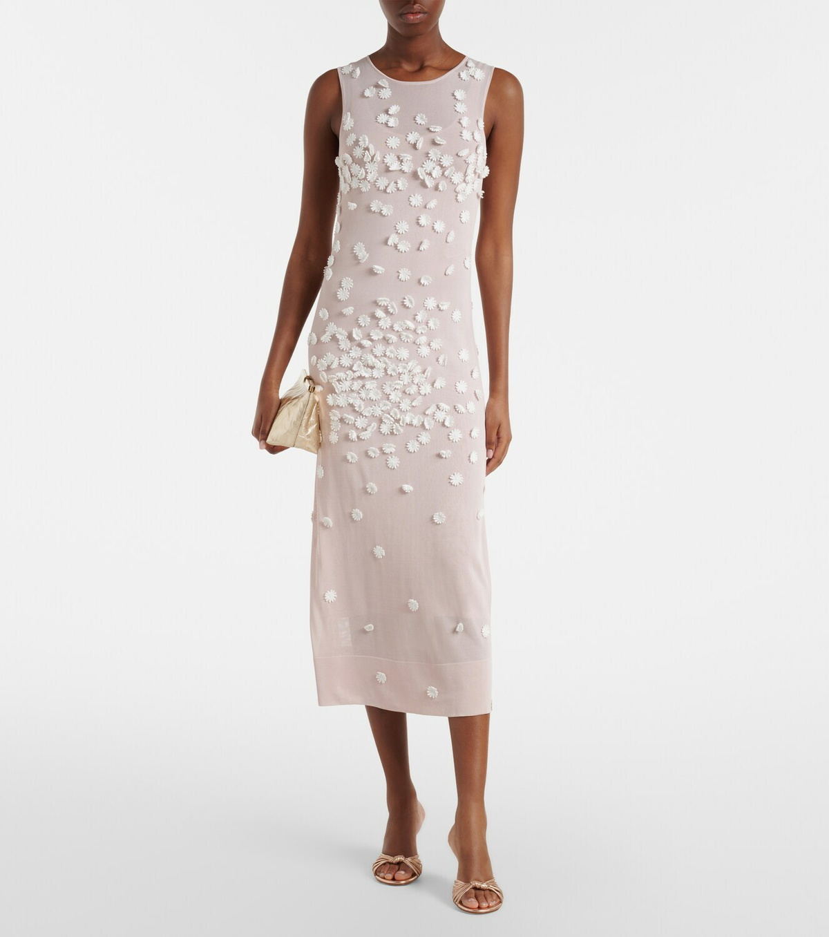 Altuzarra Nelly floral-appliqué midi dress