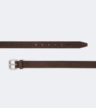 The Row Geo suede belt