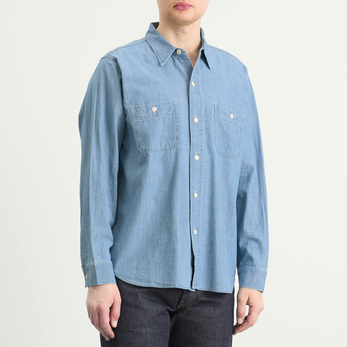 Levi's Men's Blue Tab Work Shirt in Indigo Stripe