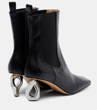 JW Anderson Chain leather ankle boots