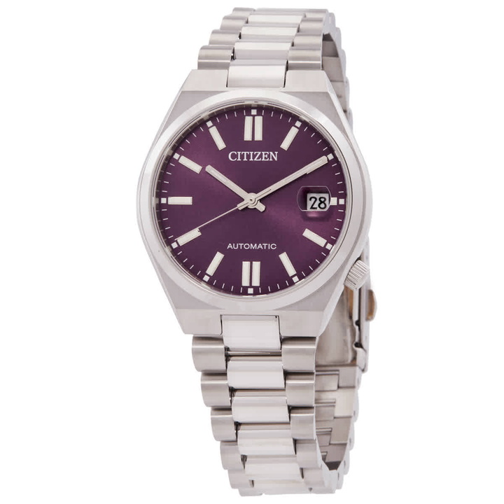 Photo: Citizen Tsuyosa Automatic Purple Dial Watch NJ0200-50W