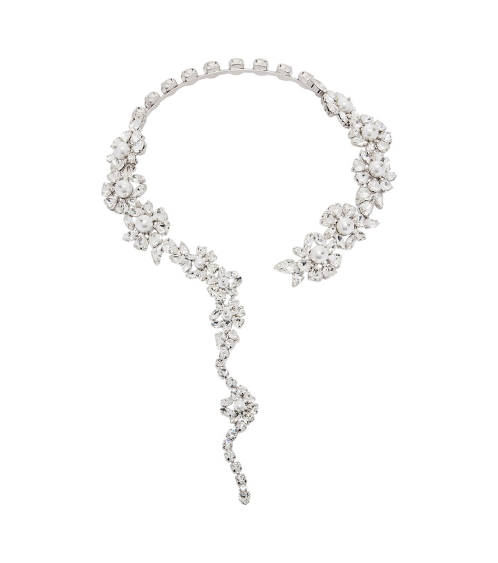 Photo: Simone Rocha Fragment Heartbloom embellished necklace