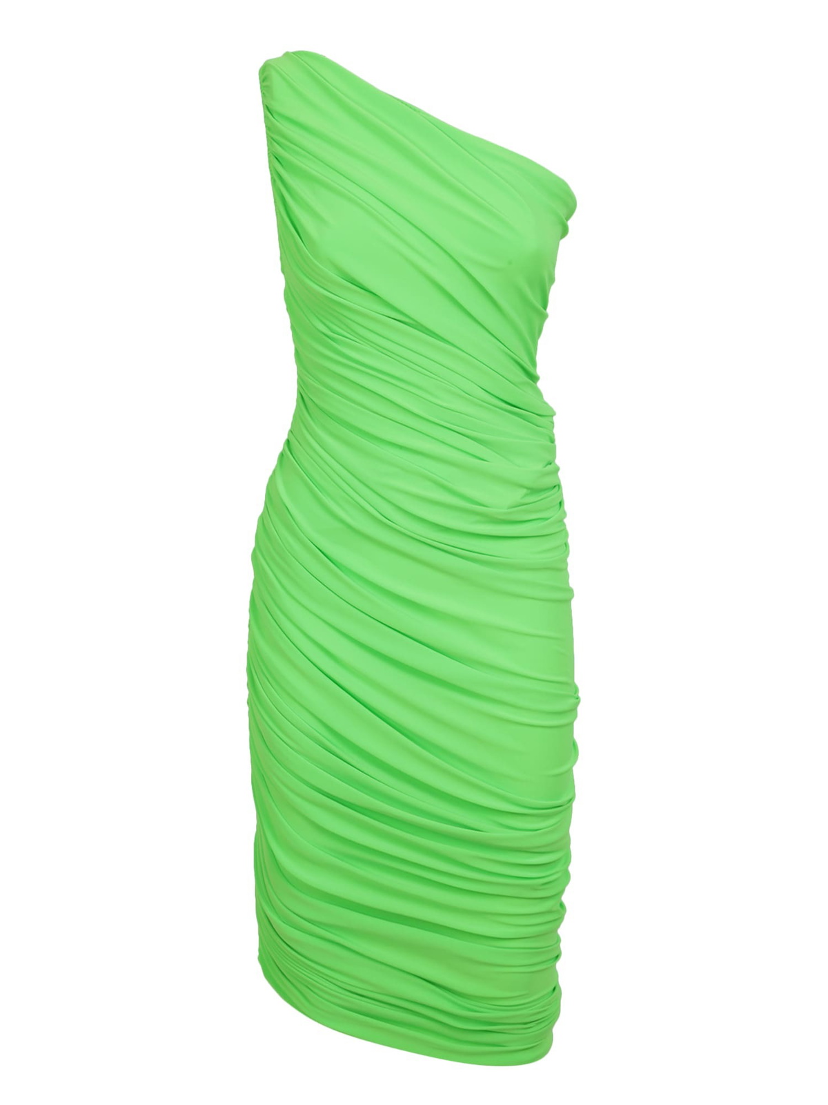 Norma Kamali Neon Green Midi Dress Norma Kamali Norma Kamali Neon Green Midi Dress Norma Kamali